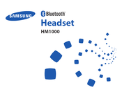 Samsung HM1000 Mode D'emploi