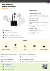 Nikrans LCD-300GW Guide Rapide