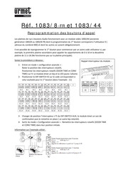 Urmet 1083/8 Mode D'emploi