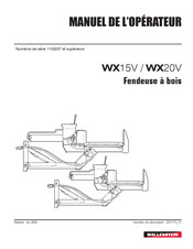 Wallenstein WX20V Manuel De L'opérateur