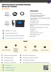 Nikrans NS-1100GDW Guide Rapide