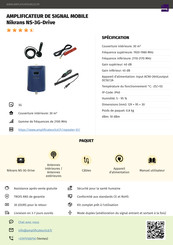 Nikrans NS-3G-Drive Guide Rapide