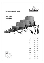 Carl Stahl Kromer 7230 Mode D'emploi