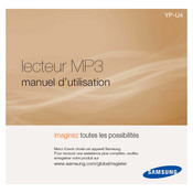 Samsung YP-U4 Manuel D'utilisation