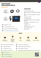 Nikrans NS200-GSM+4G Guide Rapide