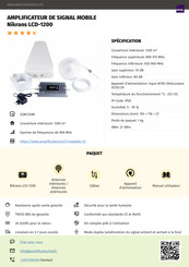 Nikrans LCD-1200 Guide Rapide