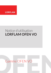 LORFLAM OFEN VO82-F1 Notice D'utilisation