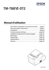 Epson TM-T88VI-DT2 Manuel D'utilisation