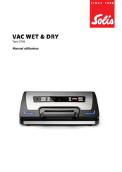 SOLIS VAC WET & DRY Manuel Utilisateur