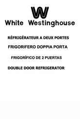 White-Westinghouse WD238B Mode D'emploi