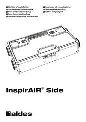 aldes InspirAIR Side 180 Classic Notice D'installation