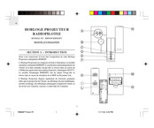 Oregon Scientific RM868P Manuel D'utilisation