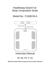 Health keep FG2001B-A Manuel D'instructions