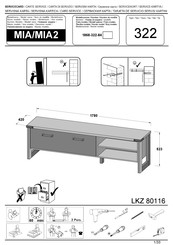 Forte MIA 1868-322-84 Instructions De Montage