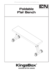 KingsBox Foldable Flat Bench Mode D'emploi