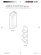 Fantini Rubinetti Aboutwater AK/25 48P5T068B Instructions De Montage