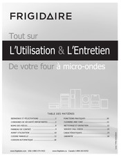 Frigidaire FMOW1852AS Tout Sur L'utilisation Et L'entretien