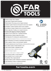 Far Tools KL 230D Notice Originale