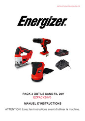 Energizer EZPACK20V3 Instructions Originales