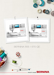 Bernina 555 QE Mode D'emploi