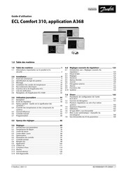 Danfoss A368 Guide D'utilisation