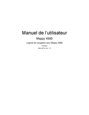 Mappy maxi X685 Manuel De L'utilisateur