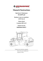 Fayat Group Dynapac CP275 Manuel D'instructions