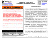 Horizon Global 76656 Instructions D'installation