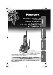 Panasonic KX-TG2226CF Manuel D'utilisation