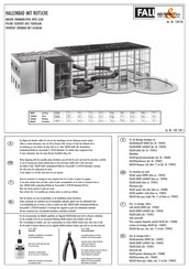 Faller INDOOR SWIMMING-POOL WITH SLIDE Mode D'emploi