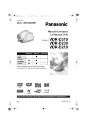 Panasonic Palmcorder VDR-D230 Manuel D'utilisation