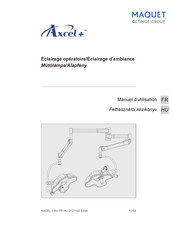 GETINGE Maquet Axcel+ Manuel D'utilisation