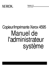 Xerox 4595 Manuel De L'administrateur