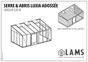 Lams SERRE LUXIA ADOSSEE Instructions De Montage