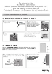 SOMFY PROTEXIOM 300 Fonctionnement