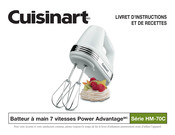 Cuisinart HM-70C Serie Livret D'instructions