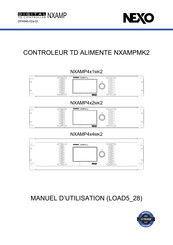 Nexo NXAMP4x2MK2 Manuel D'utilisation