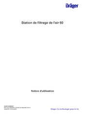 Dräger 60 Notice D'utilisation