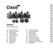 Oase OptiMax 2000 Notice D'emploi