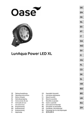 Oase LunAqua Power LED XL Notice D'emploi