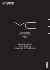 Yamaha YC61 Mode D'emploi