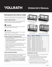 Vollrath RDCCV-36 Manuel De L'opérateur