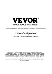 VEVOR BCD42 Mode D'emploi