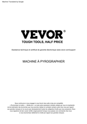 VEVOR LH55 Mode D'emploi