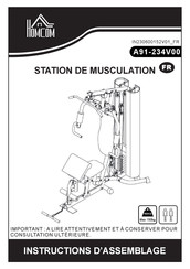 HOMCOM A91-234V00 Instructions D'assemblage