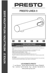 Presto Linea Q5677-3 Notice D'installation