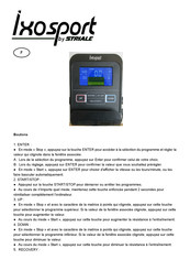 Striale Ixosport IXO-5560 Mode D'emploi