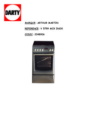 Electrolux ARTHUR MARTIN V 5799 MCX Notice D'utilisation