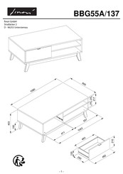 finori BBG55A/137 Instructions D'assemblage