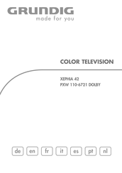 Grundig XEPHIA 42 PXW 110-6721 DOLBY Mode D'emploi